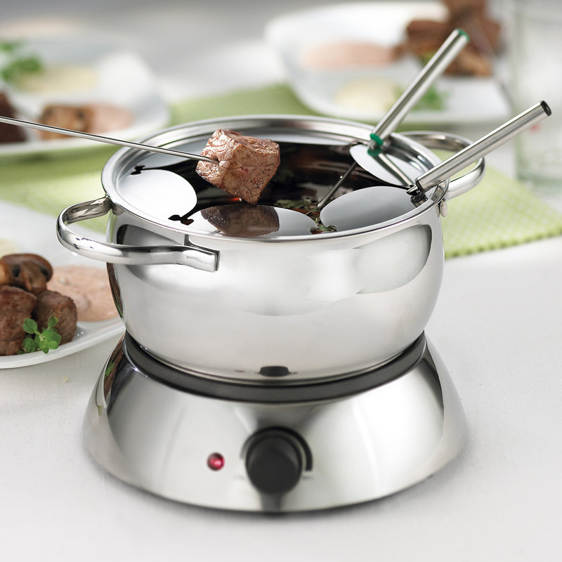 Trudeau Ensemble de fondue en acier inoxydable 2,62 qt trudeau Alto
